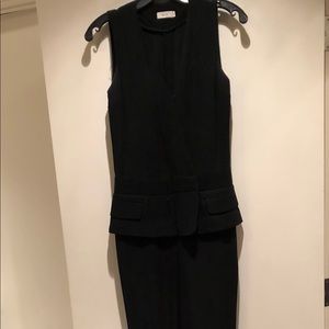 Black ALC jumpsuit with peplum